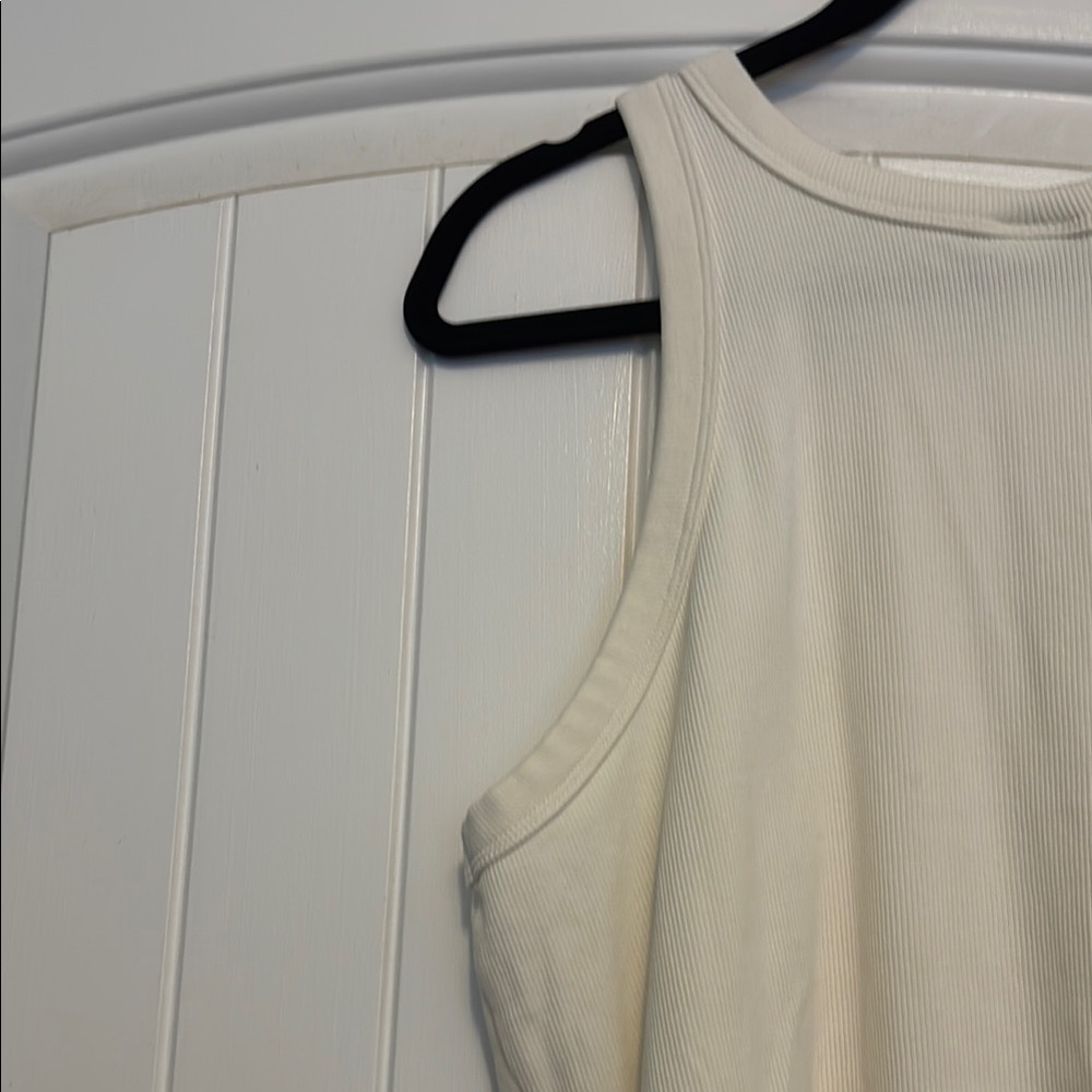 H&M Cream Ribbed Tank Top - Picture 10 of 11
